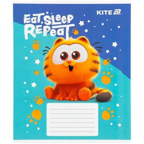 Зошит 12 арк., кос., софт тач + УФ лак, GF (Kite)