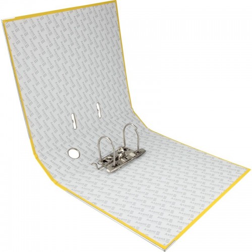 Папка-реєстратор одностор. PP 7,5 cм, зібран, жовт (Axent)