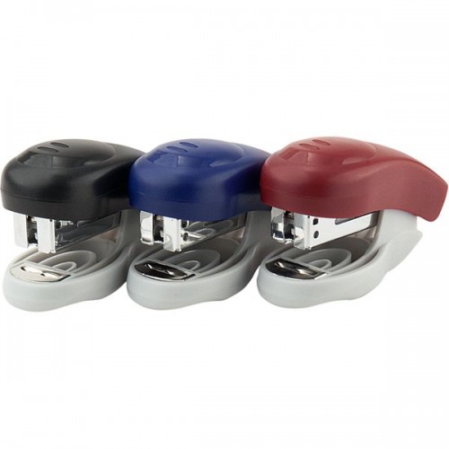 Степлер Welle-2 пласт., №24/6, 10 арк., червоний (Axent)