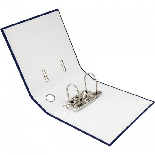 Папка-реєстратор А5 одностор. PP 7,5cм, роз, синя (Axent)