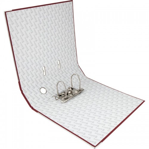 Папка-реєстратор одностор. PP 7,5 cм, зібран, вишнева (Axent)