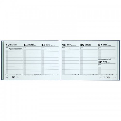 Еженедельник 2026 карманный Torino Trend синий (BRUNNEN ДК)