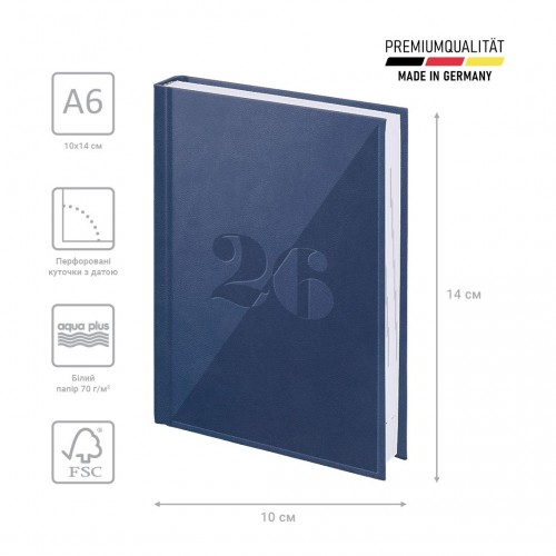 Щоденник 2026 кишеньковий Torino Trend синій (BRUNNEN ДК)