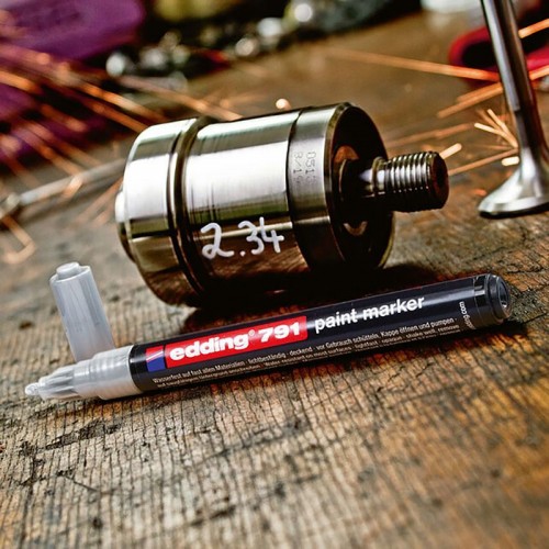 Маркер Paint e-791 1-2 мм круглий жовтий (edding)