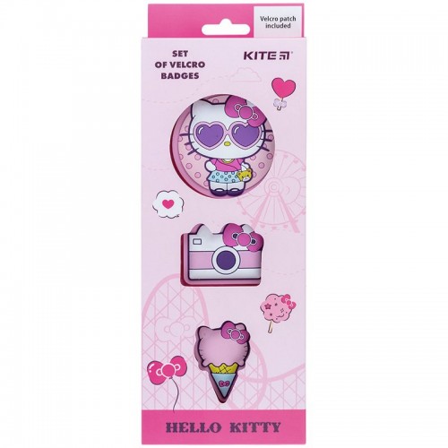 Набір бейджів на липучці, 3 шт., 3012-2 HK (Kite)