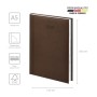 Ежедневник 2026 Стандарт Torino слп/т коричневый (BRUNNEN ДК)