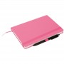 Книга записна Partner, 125*195, 96арк, кліт, рожева (Axent)