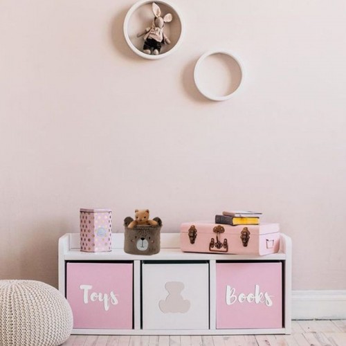 Кошик для зберігання 3100 Sweet Bear 20х16 см, плюшевий (Kite)