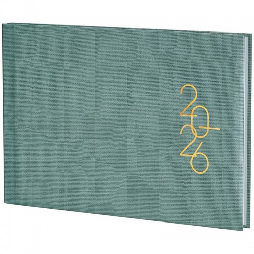 Еженедельник 2026 карманный Linesse морской зеленый (BRUNNEN ДК)