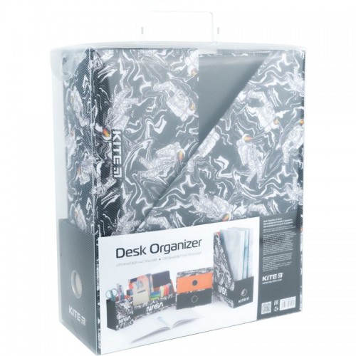 Органайзер настільний, 4 предмети, картон, NASA (Kite)