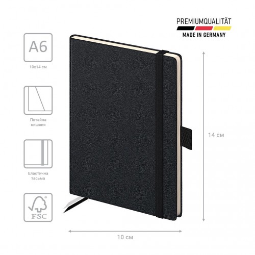 Щоденник Euro Компаньйон 10*14 Strong чорний (BRUNNEN ДК)