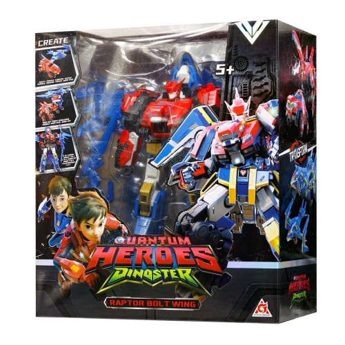 Игровой набор с роботом-трансформером Dinoster - Раптор Болт Винг (DINOSTER)