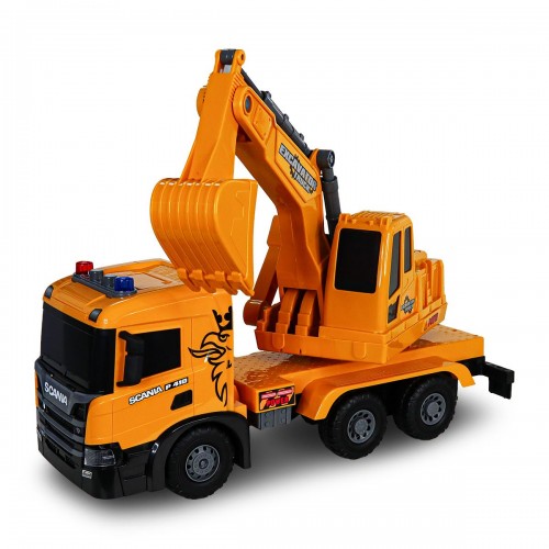 Автомодель серии Super Big Truck – Экскаватор Scania (свет, звук) (TechnoDrive)