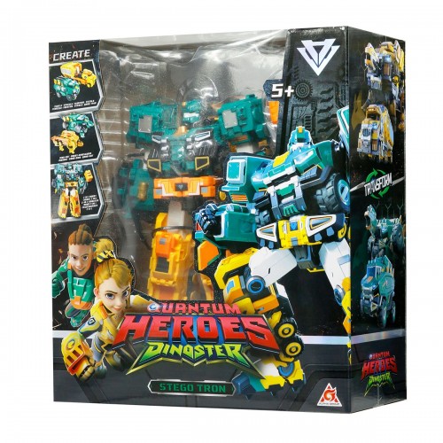 Игровой набор с роботом-трансформером Dinoster - Стего Трон (DINOSTER)