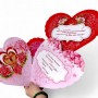 Валентинка праздничная (28 см) микс видов (MiC)