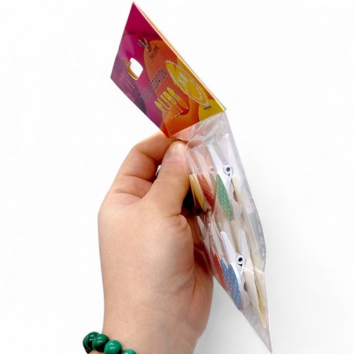 Деревянные декоративные зажимы, 6 шт. (MiC)