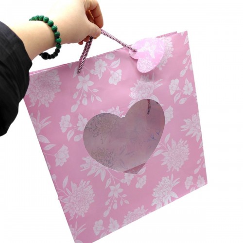 Пакет паперовий, подарунковий, 35х37х12 см (Art studio of Happiness)