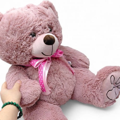 Мʼяка іграшка Ведмедик Макс 45 см. (РОЖЕВИЙ) (Копиця)