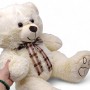 Мʼяка іграшка Ведмедик Макс 45 см. (БІЛИЙ) (Копиця)