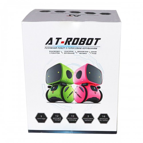 Интеракт. робот с голосовым управлением - AT-Rоbot (розов., укр.) (AT-Robot)