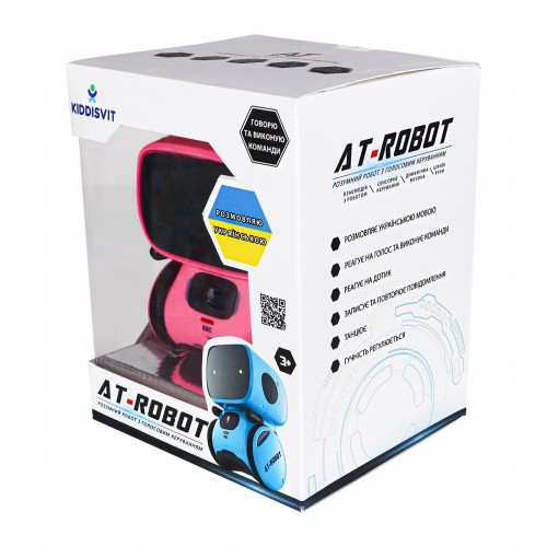 Интеракт. робот с голосовым управлением - AT-Rоbot (розов., укр.) (AT-Robot)