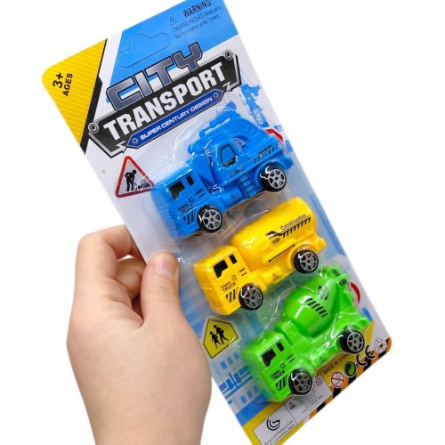 Набор машинок "Городской транспорт" 8 см (MiC)