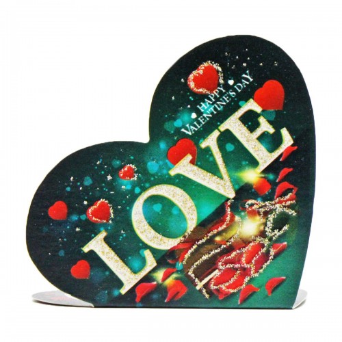 Листівка "Валентинка", мини (Апельсин)