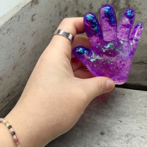 Игрушка-антистресс "Ладошка" (ФИОЛЕТОВАЯ) (MiC)