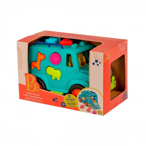 Игровой набор-сортер - Грузовик Сафари (цвет море) (Battat)