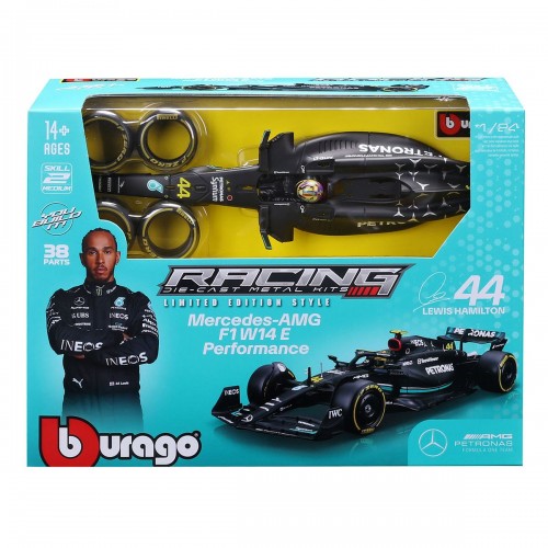 Авто-конструктор - Mercedes-AMG F1 W14 E Performance(1:24)(#44) (Bburago)