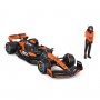 Автомодель с фигуркой - McLaren MCL38 (1:24) (Bburago)