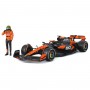 Автомодель с фигуркой - McLaren MCL38 (1:24) (Bburago)