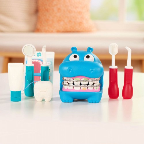 Ігровий набір - Бегемотик у стоматолога (Battat Lite)