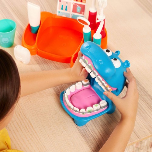 Ігровий набір - Бегемотик у стоматолога (Battat Lite)