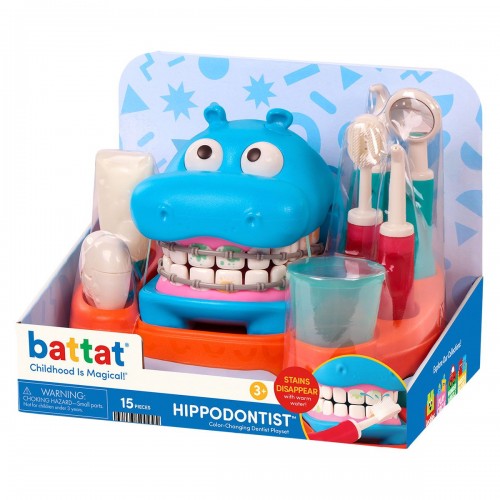 Ігровий набір - Бегемотик у стоматолога (Battat Lite)