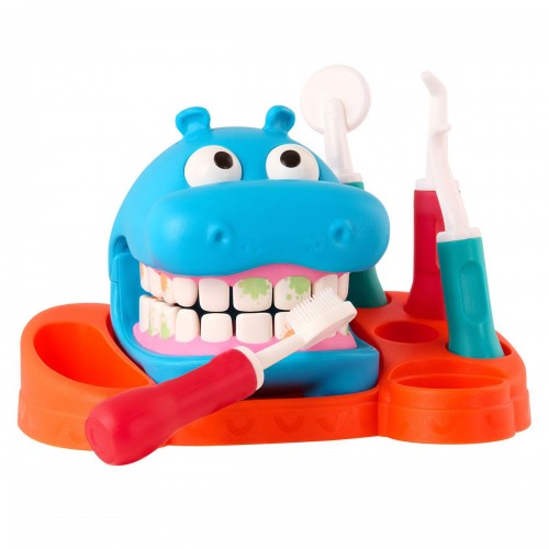 Ігровий набір - Бегемотик у стоматолога (Battat Lite)