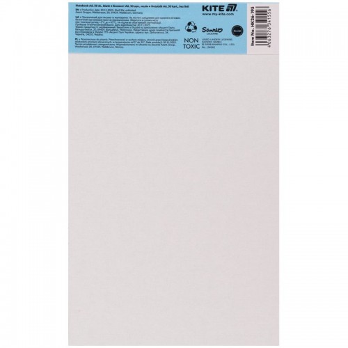 Блокнот-планшет, A6, 50 л., нелинов., HK (Kite)