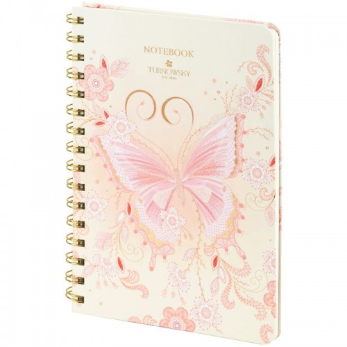 Блокнот на спирали тв. об., А5, 80 арк,кл,TR,Nat Melody 3 (Axent)