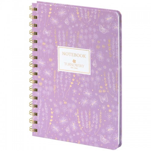 Блокнот на спирали тв. об., А5, 80 арк,кл,TR,Morning Dew 1 (Axent)