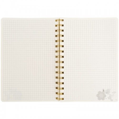 Блокнот на спирали тв. об., А5, 80 арк,кл,TR,Nat Melody 1 (Axent)