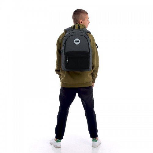 Рюкзак GoPack Education Teens 141L Черный, серый (GoPack)