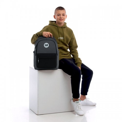 Рюкзак GoPack Education Teens 141L Черный, серый (GoPack)