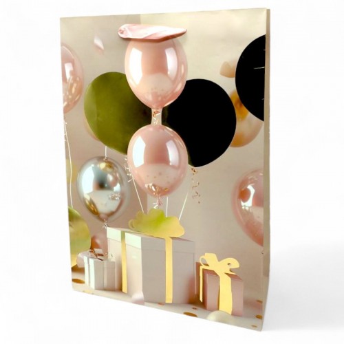 Пакет бумажный (48х12х33 см) микс видов (Malevaro)