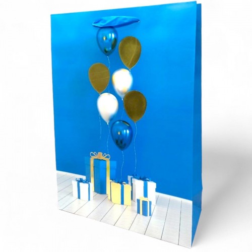 Пакет бумажный (48х12х33 см) микс видов (Malevaro)