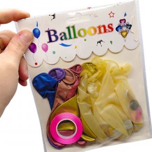 Кульки перламутрові фігурні (10 шт) (MiC)