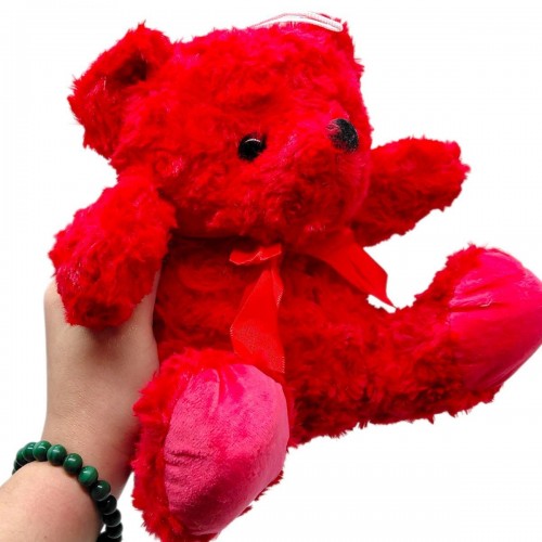 МʼЯКА ІГРАШКА КОЛЬОРОВИЙ ВЕДМЕДИК 20 СМ (ЧЕРВОНИЙ) (MiC)