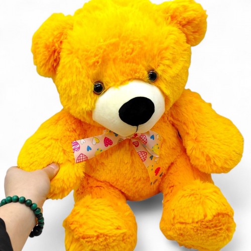 Мʼяка іграшка "Ведмедик Тедді" 60 см (ПОМАРАНЧЕВИЙ) (Копиця)