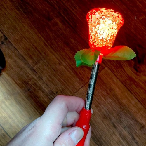 Палочка светяшка, праздничная (микс видов: сердечко, цветок, звездочка) ЗЕЛЕНАЯ (MiC)