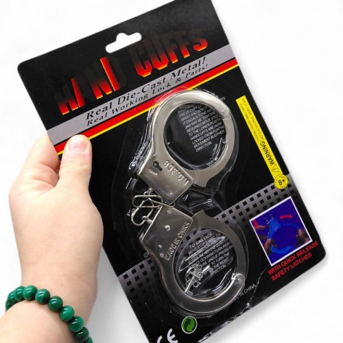 Наручники іграшкові, металеві (MiC)