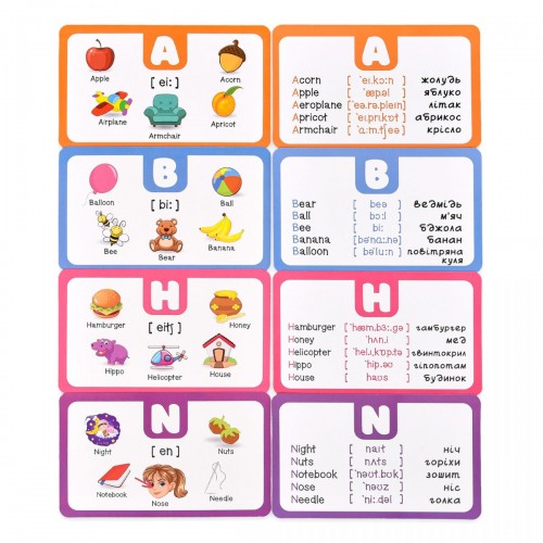 Настільна гра "Англійська абетка" (укр) (Strateg)